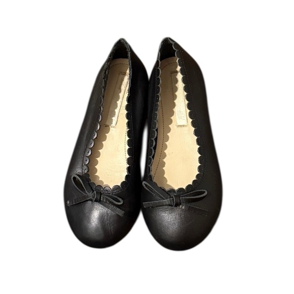 H&M Other - H&M Girls Leather Classic Black Ballet Flats